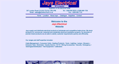 Desktop Screenshot of jayselectrical.co.uk